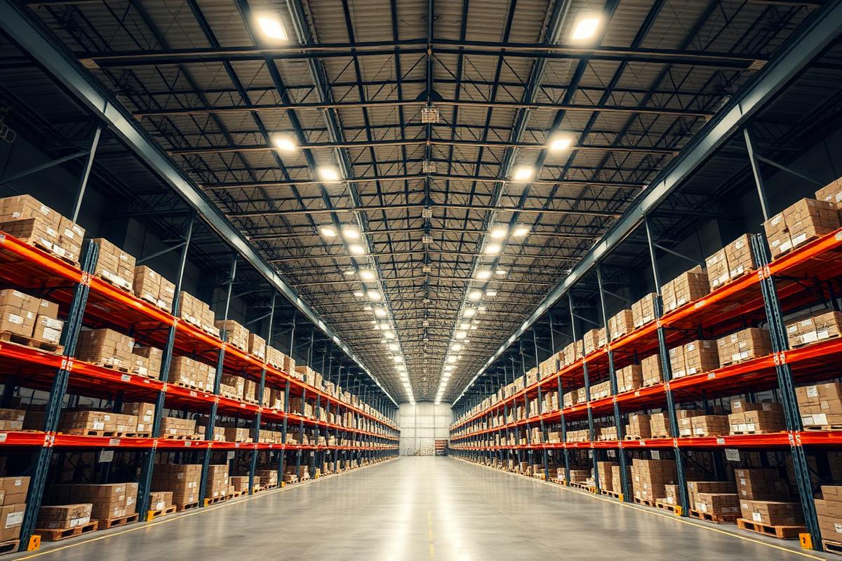 LED high-bay commercial lighting